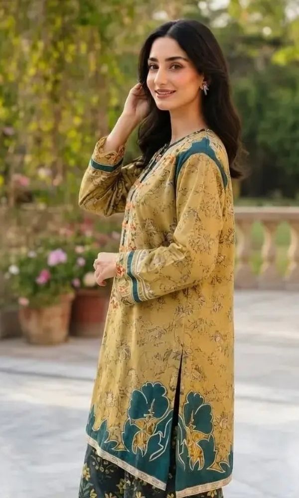 Lawn 2pc unstitched digital printed suit