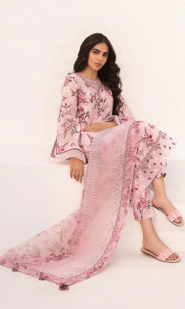 Khaddar 3pc unstitched digital printed suit