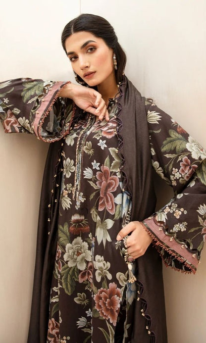 Khaddar 3pc unstitched digital printed suit