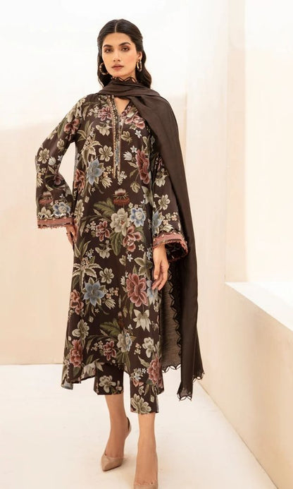 Khaddar 3pc unstitched digital printed suit
