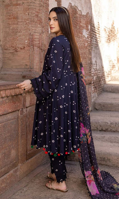 Lawn 3pc digital printed suit