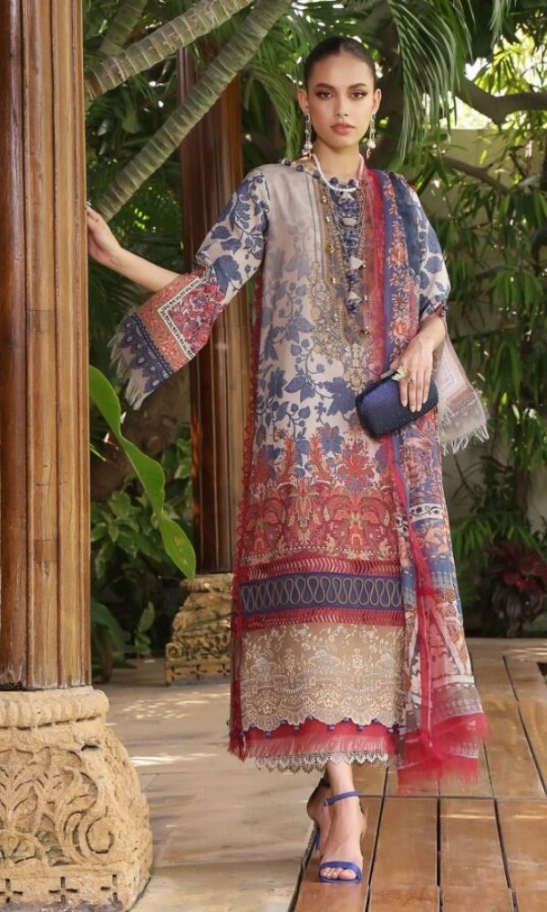 Lawn 3pc digital printed suit