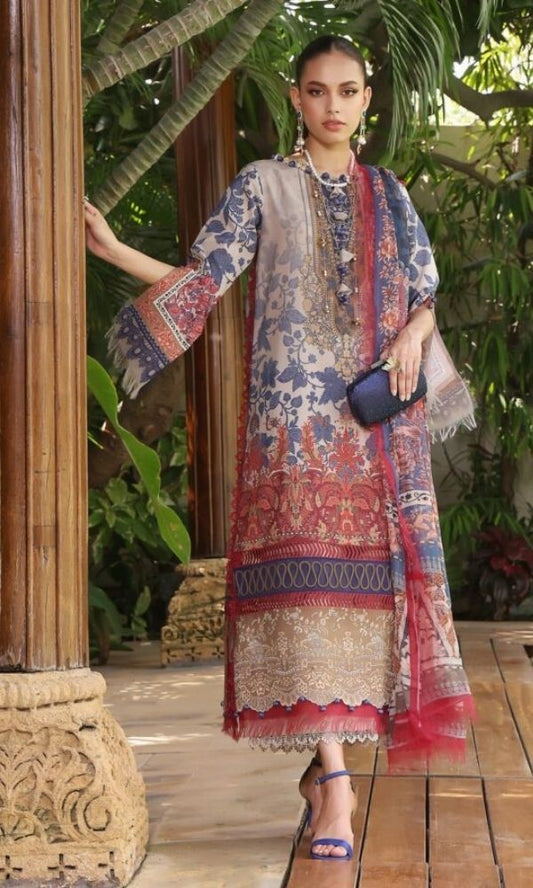 Lawn 3pc digital printed suit