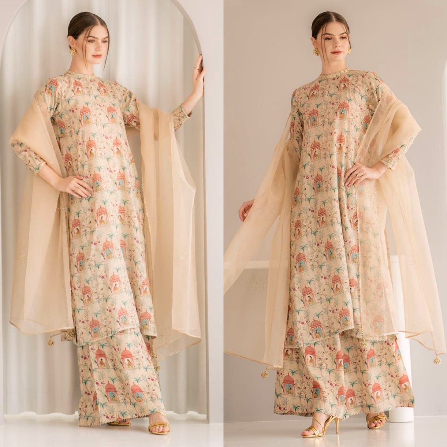 Lawn 3pc digital printed suit