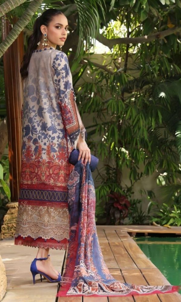 Lawn 3pc digital printed suit