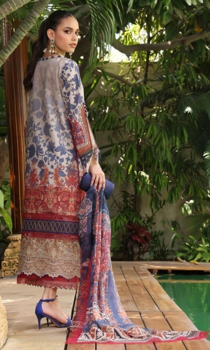 Lawn 3pc digital printed suit