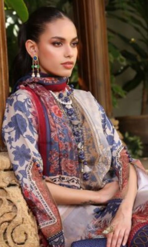 Lawn 3pc digital printed suit