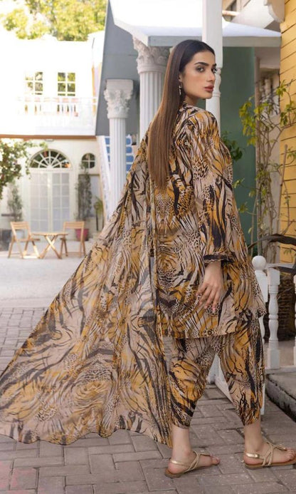 Lawn digital printed 3pc unstitched collection 2024 summer