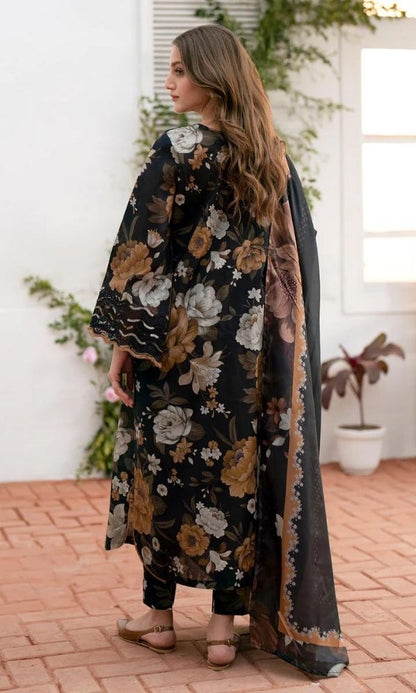 Lawn 3pc unstitched digital printed suit