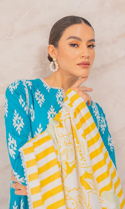 Lawn 3pc digital printed suit