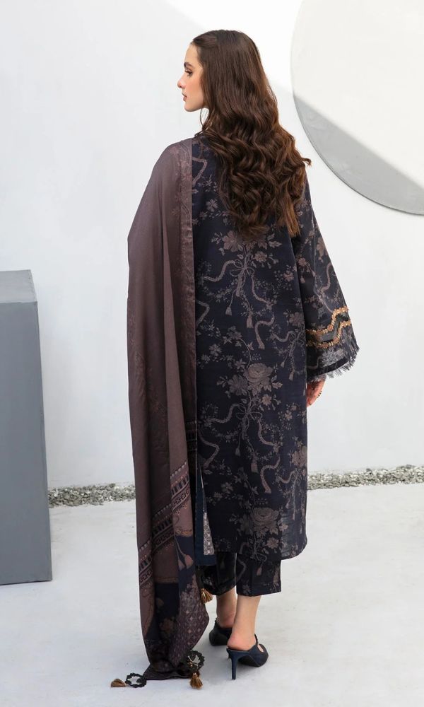 Khaddar 3pc unstitched digital printed suit