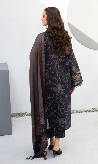 Khaddar 3pc unstitched digital printed suit