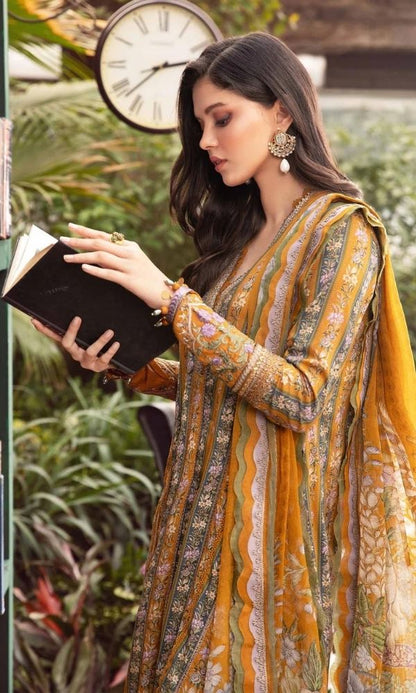 Lawn 3pc unstitched digital printed suit