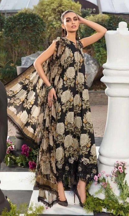 Lawn 3pc digital printed suit