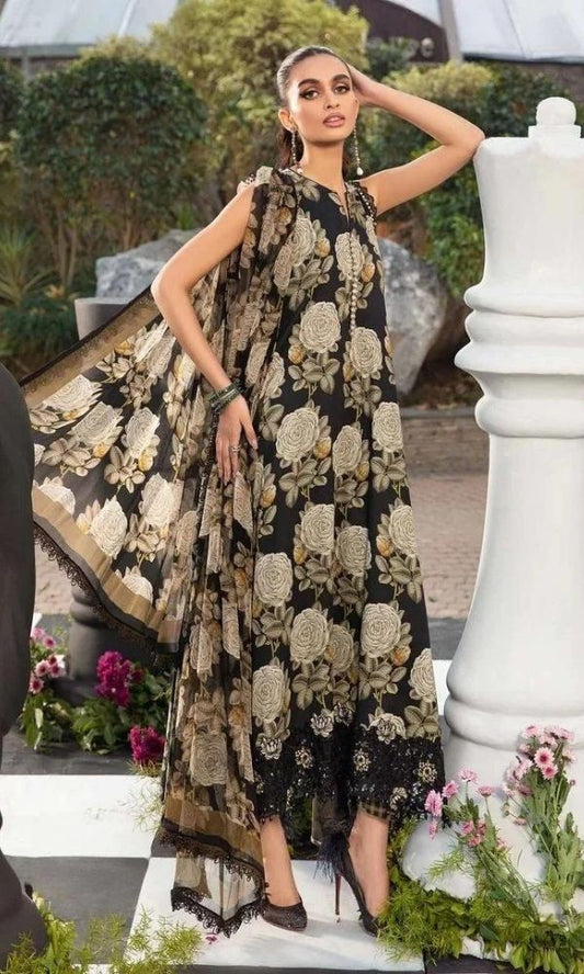 Lawn 3pc digital printed suit