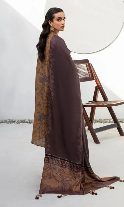 Khaddar 3pc unstitched digital printed suit