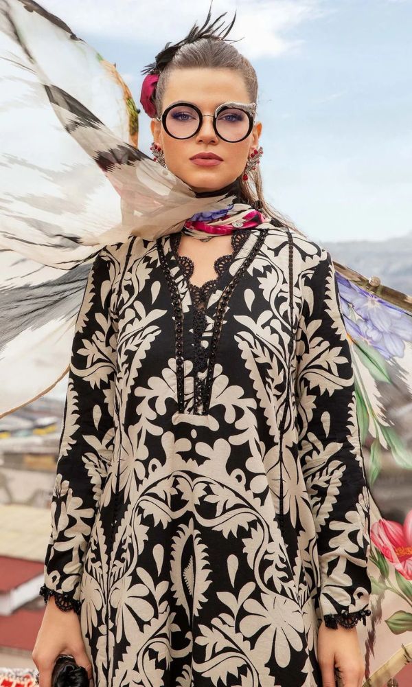 Khaddar 3pc unstitched digital printed winter collection