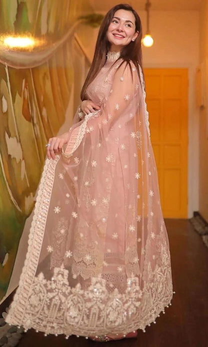 Lawn 3pc unstitched heavy embroidered suit