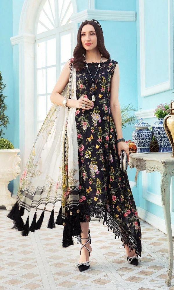 Lawn 3pc unstitched digital printed suit