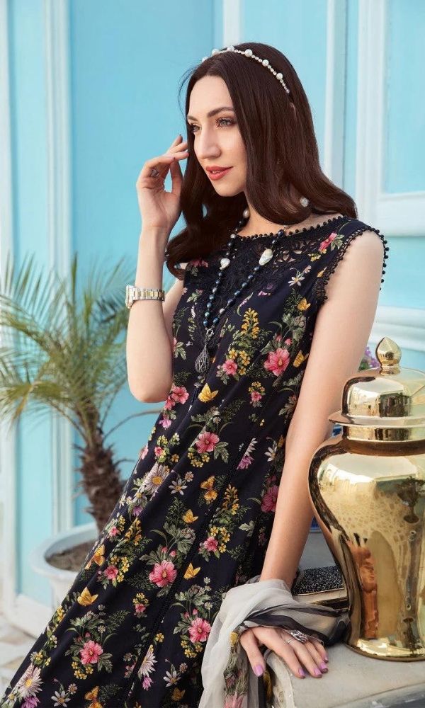 Lawn 3pc unstitched digital printed suit