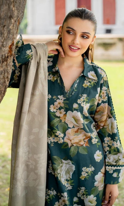 Khaddar 3pc unstitched digital printed collection