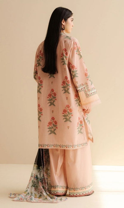 Lawn 3pc unstitched luxury digital printed suit