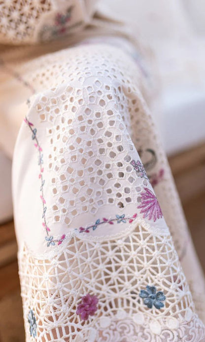 COCO Lawn chiken kari fully embroidered suit with embroidered dupatta