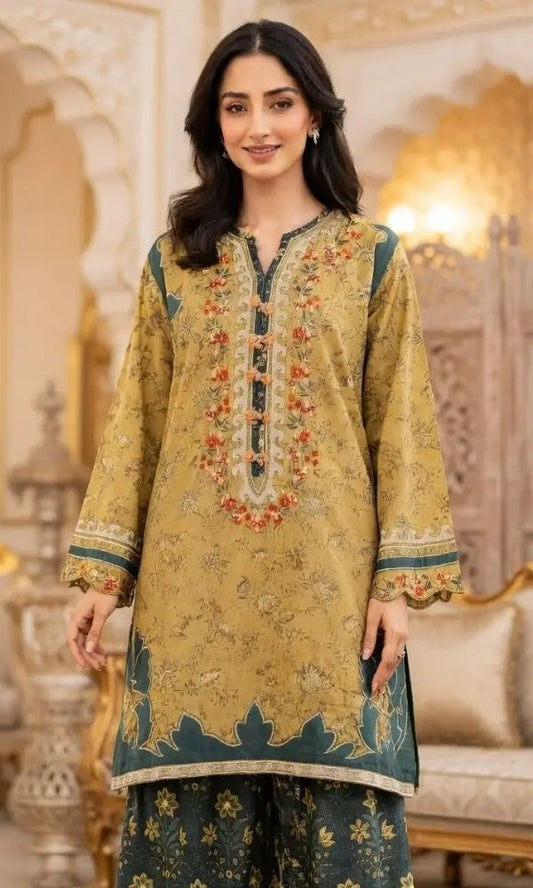 Lawn 2pc unstitched digital printed suit