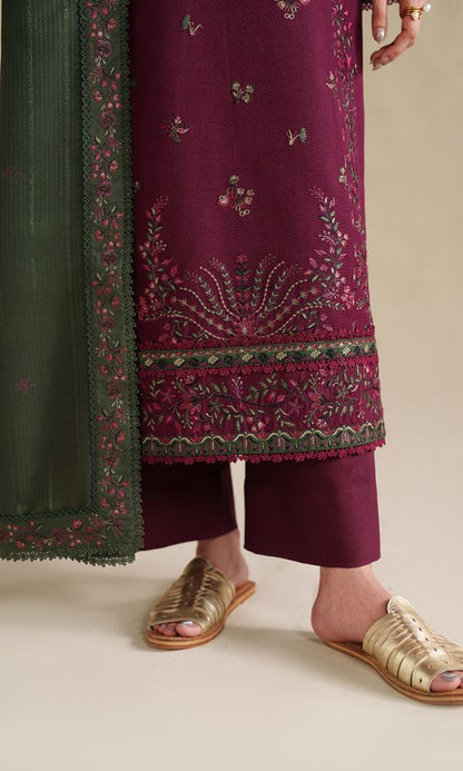 Lawn 3pc unstitched embroidered summer collection suit