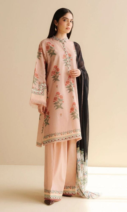 Lawn 3pc unstitched luxury digital printed suit