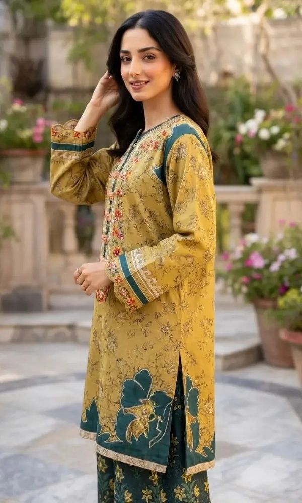 Lawn 2pc unstitched digital printed suit