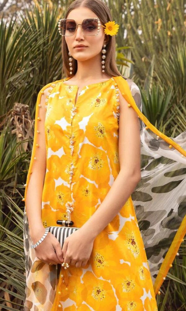 Lawn 3pc unstitched digital printed suit