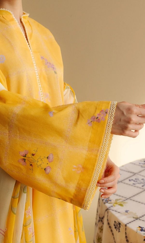 Lawn 3pc unstitched luxury digital printed suit