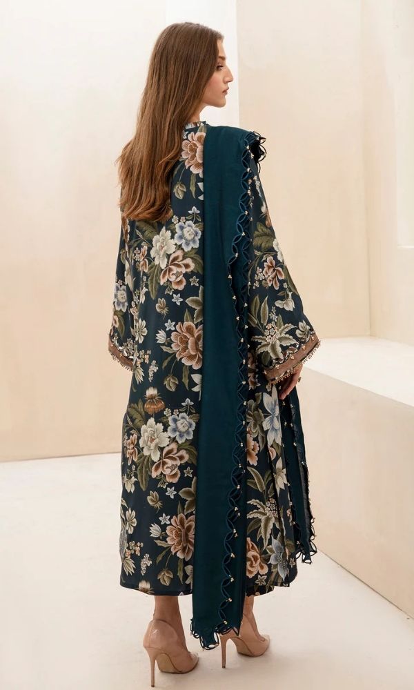 Khaddar 3pc unstitched digital printed suit