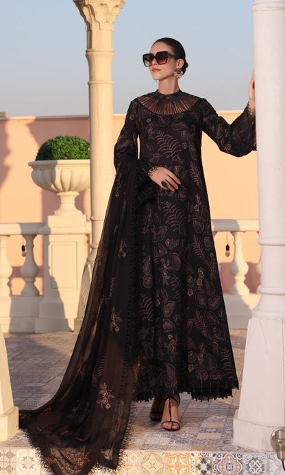 Lawn 3pc heavy fully embroidered suit