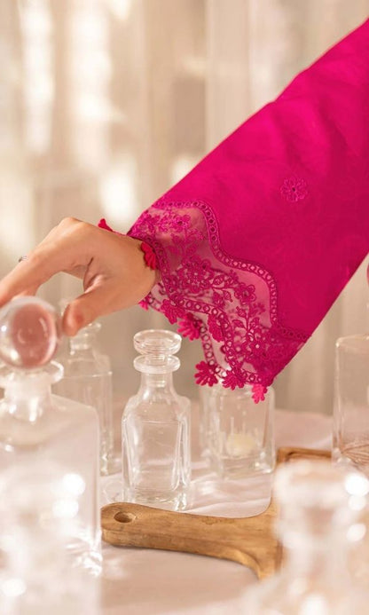 Lawn 3pc unstitched embroidered summer collection suit