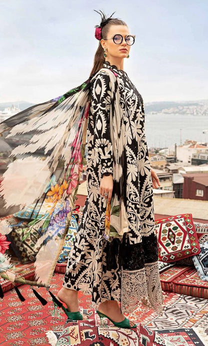 Khaddar 3pc unstitched digital printed winter collection