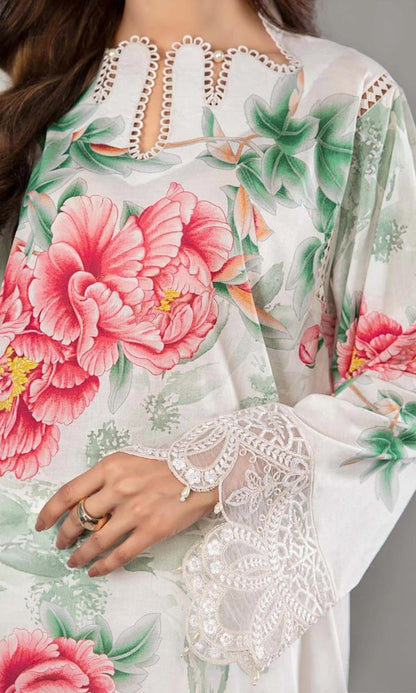 Lawn 3pc unstitched digital printed suit