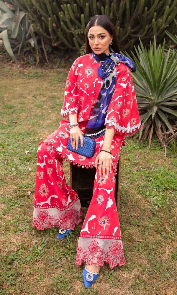 Lawn 3pc unstitched digital printed suit