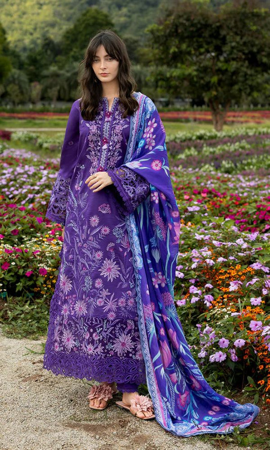 Lawn 3pc usntitched heavy summer embroiered collection