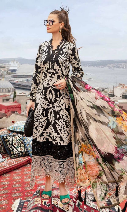 Khaddar 3pc unstitched digital printed winter collection