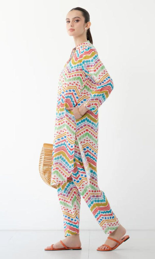 Lawn 2pc unstitched digital printed suit