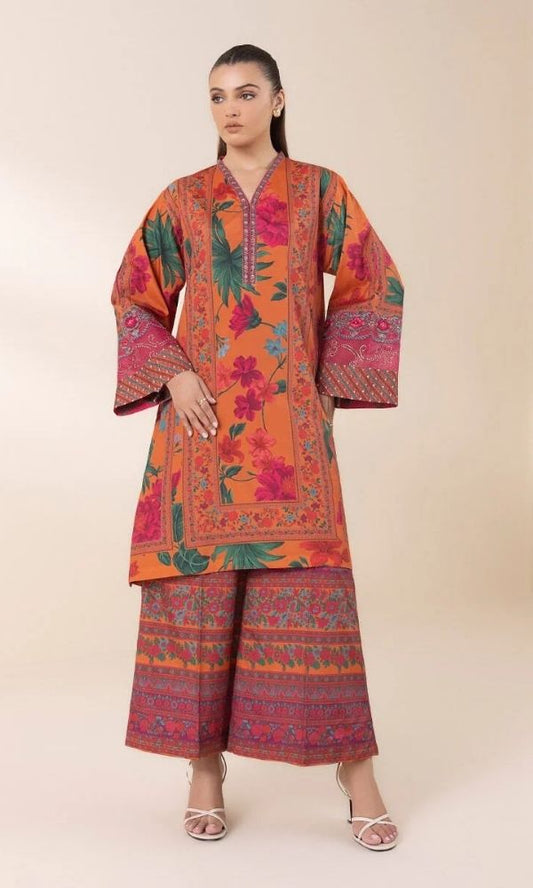 Lawn 2pc unstitched summer collection digital printed suit