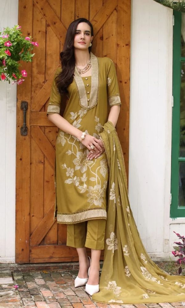 Lawn 3pc unstitched embroidered summer collection suit