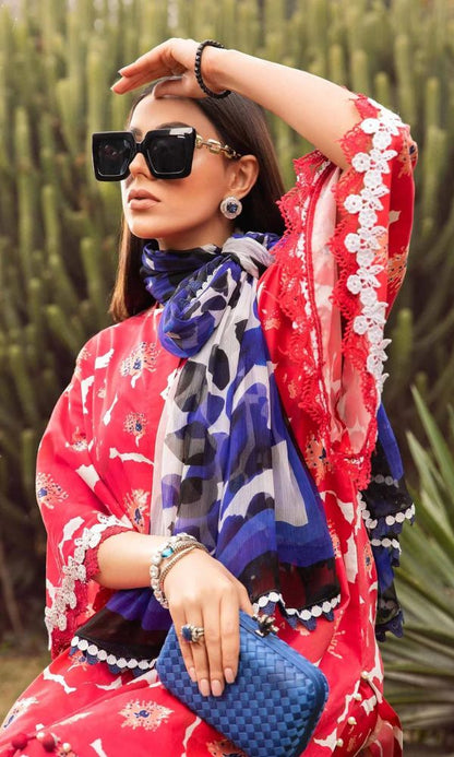 Lawn 3pc unstitched digital printed suit