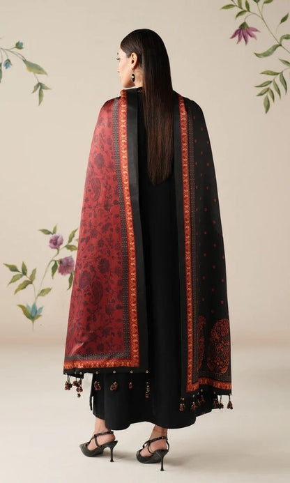 Dhanak 3pc unstitched embroidered winter collection